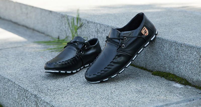 Teodoro Loafers För Män Casual Skor - Svart