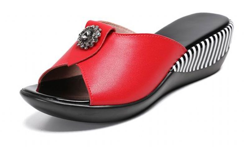 Teresa Halkfri Sandal För Dam - Svart