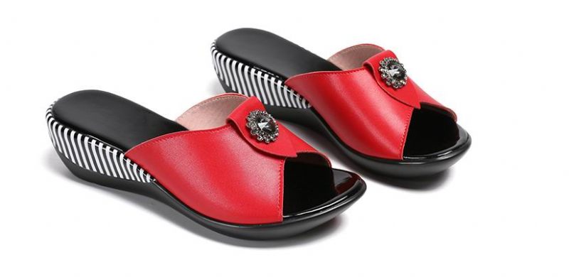 Teresa Halkfri Sandal För Dam - Svart
