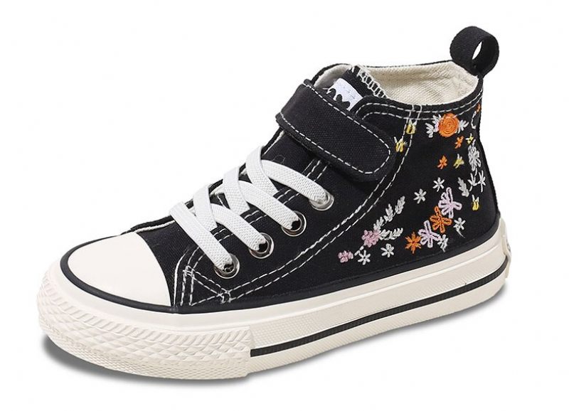 Teresa Höga Sneakers För Flickor - Svart