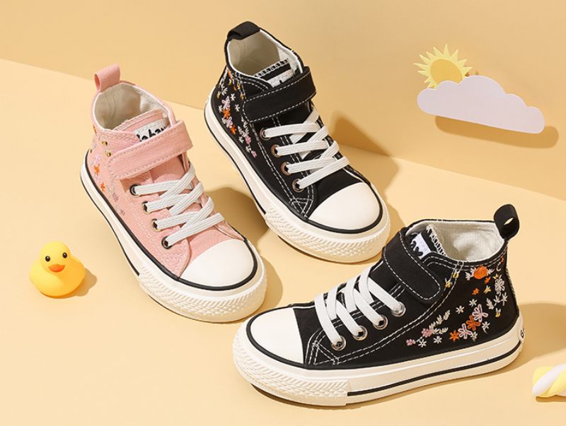 Teresa Höga Sneakers För Flickor - Svart
