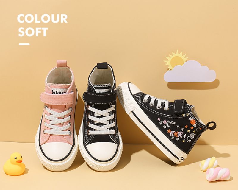 Teresa Höga Sneakers För Flickor - Svart