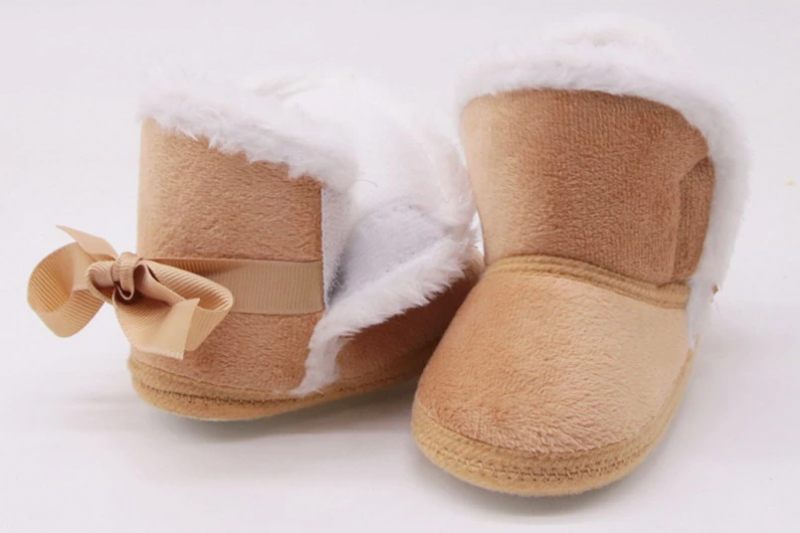 Tezza Baby Flickor Warma Stövlar - Röd Päls