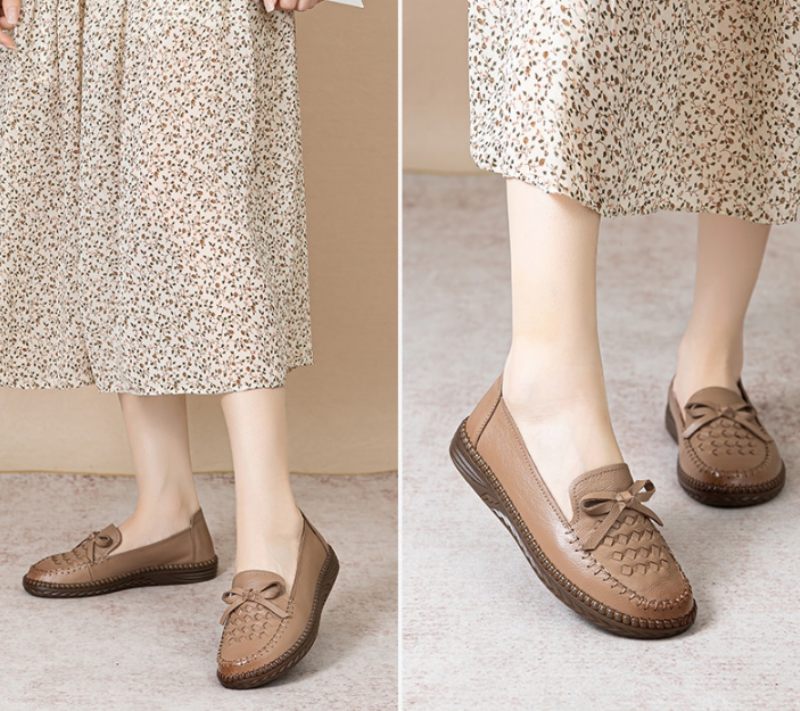 Thalia Loaferskor För Kvinnor - Kaki