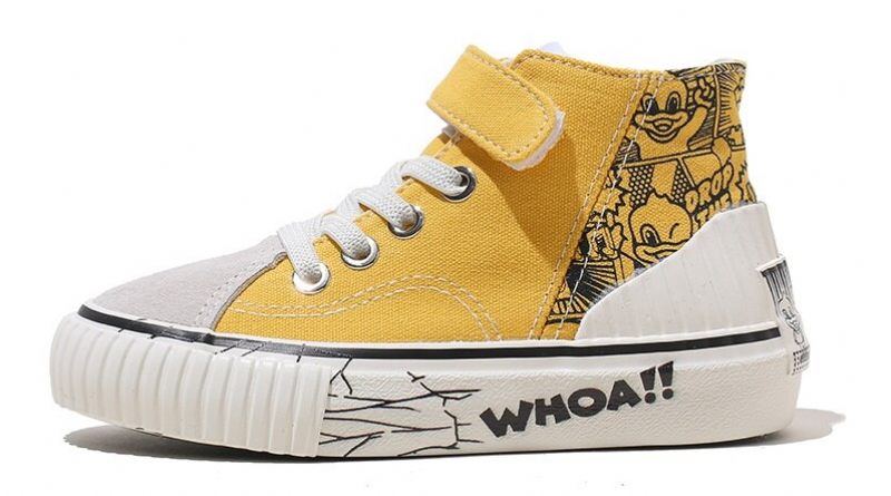 Thiago Pojkar Höga Sneakers - Gul
