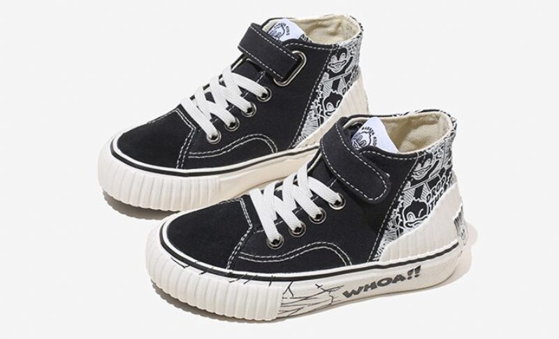 Thiago Pojkar Höga Sneakers - Gul