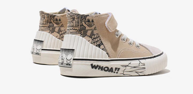 Thiago Pojkar Höga Sneakers - Gul