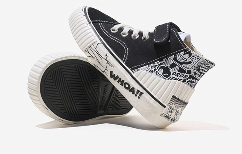 Thiago Pojkar Höga Sneakers - Gul