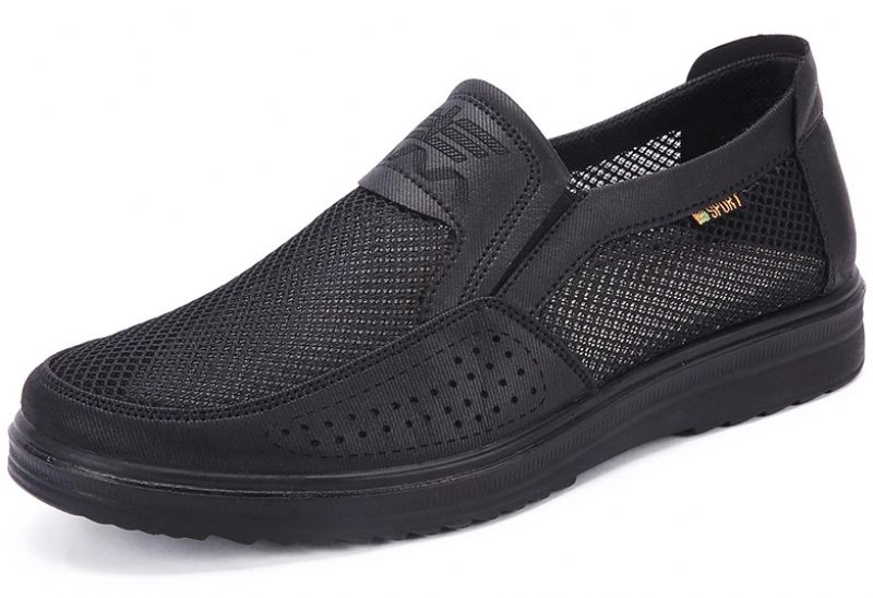 Thomas Slip-ons Sommarskor För Män - Svart