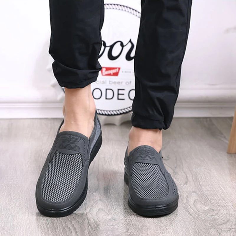 Thomas Slip-ons Sommarskor För Män - Svart