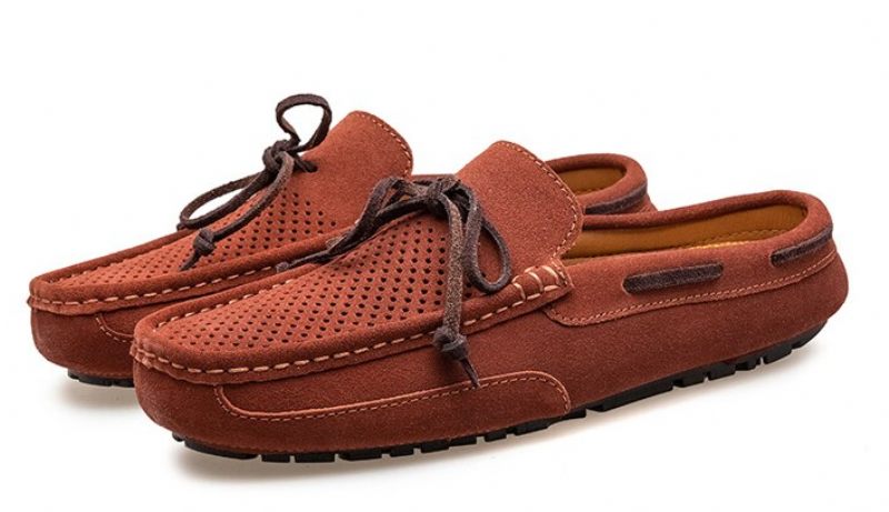 Timber Loafers För Män Fritidsskor - Orange