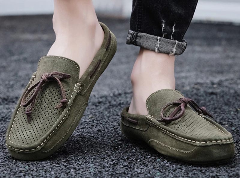 Timber Loafers För Män Fritidsskor - Orange