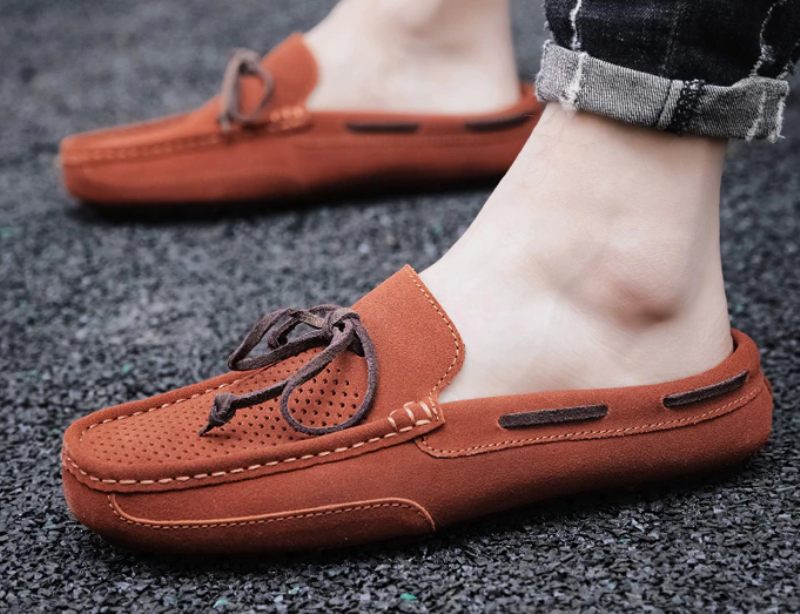 Timber Loafers För Män Fritidsskor - Orange