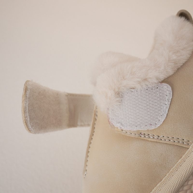 Timmy Baby Pojkars Snöstövel - Beige Päls