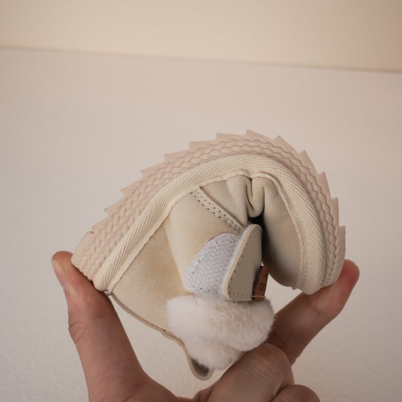 Timmy Baby Pojkars Snöstövel - Beige Päls