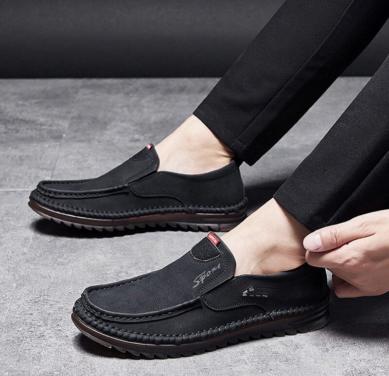 Timon Loafers För Män Fritidsskor - Gul