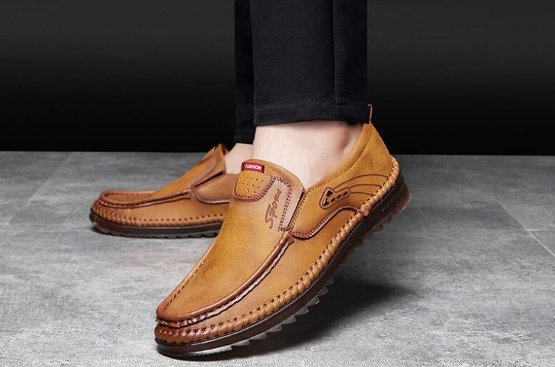 Timon Loafers För Män Fritidsskor - Gul