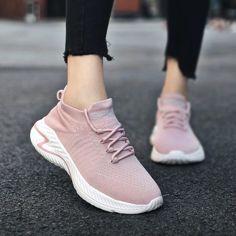 Timy Unisex Löparsneaker - Svart Vit