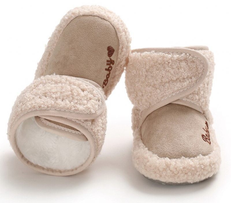 Titan Unisex Varma Stövlar För Barn - Beige Päls