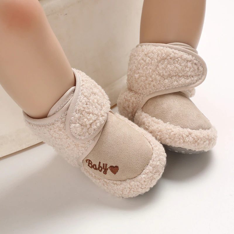 Titan Unisex Varma Stövlar För Barn - Beige Päls