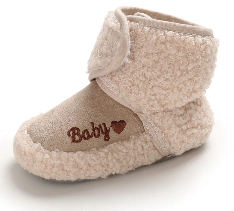 Titan Unisex Varma Stövlar För Barn - Beige Päls