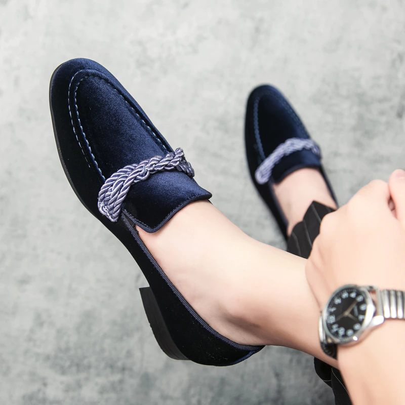 Tommy Loafers För Män Slip On - Brun