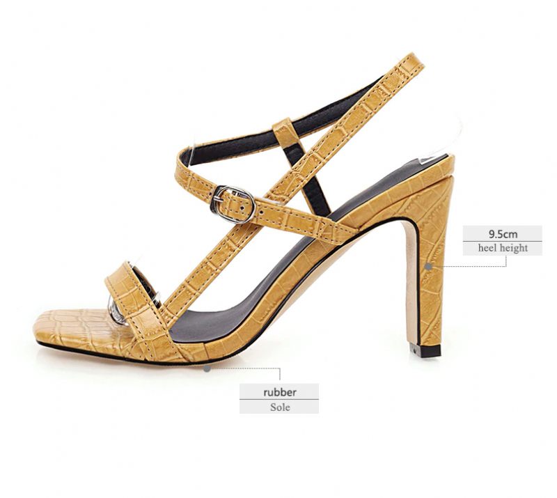 Tonfisk Sandaler - Gul