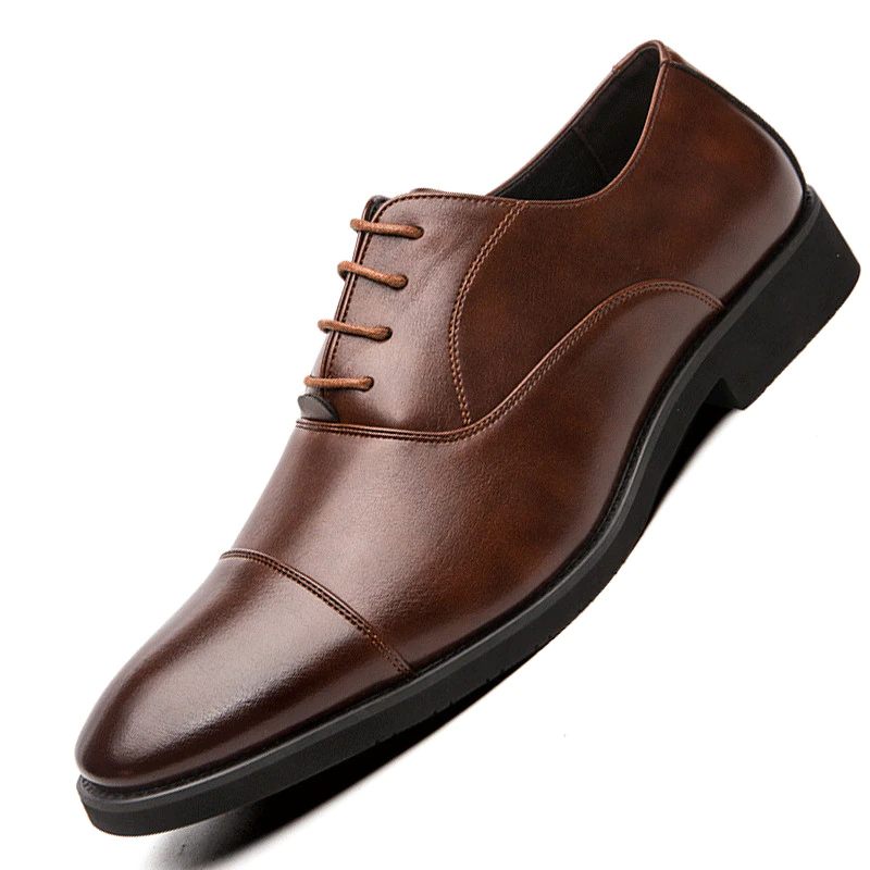 Toño Herr Loafers Klänning Skor - Kaffe