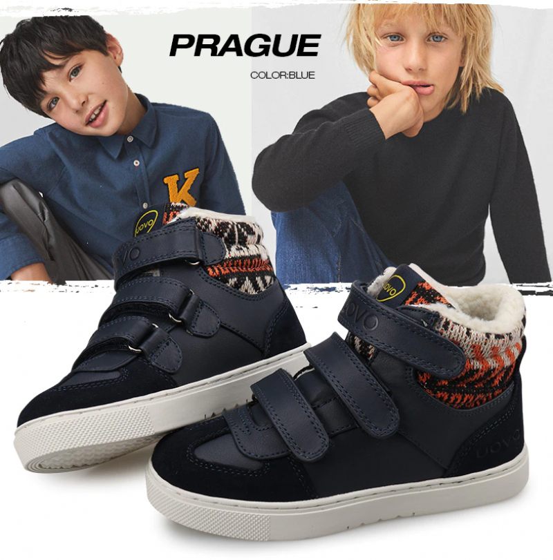 Torrez Unisex Warm Sneaker För Barn - Svart päls