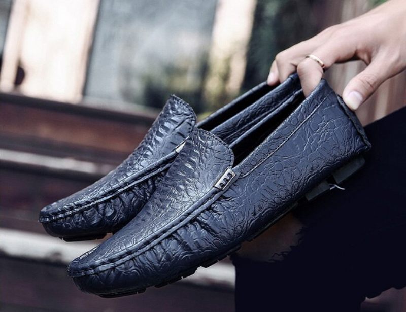 Travis Loafers Skor För Män - Orange