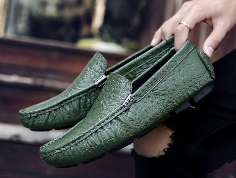 Travis Loafers Skor För Män - Orange