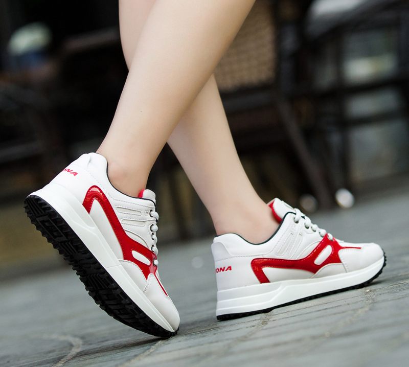 Trixy Sneakerskor För Kvinnor - Röd