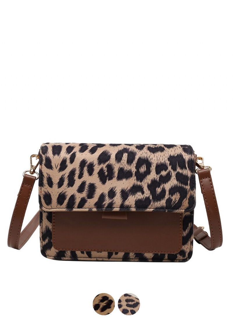 Urrieta Crossbody-handväska I Läder Med Lock För Kvinnor
