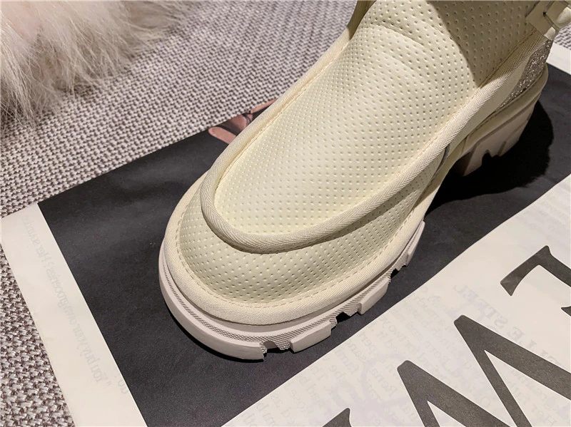 Valcin Varma Ullstövletter För Damer - Beige