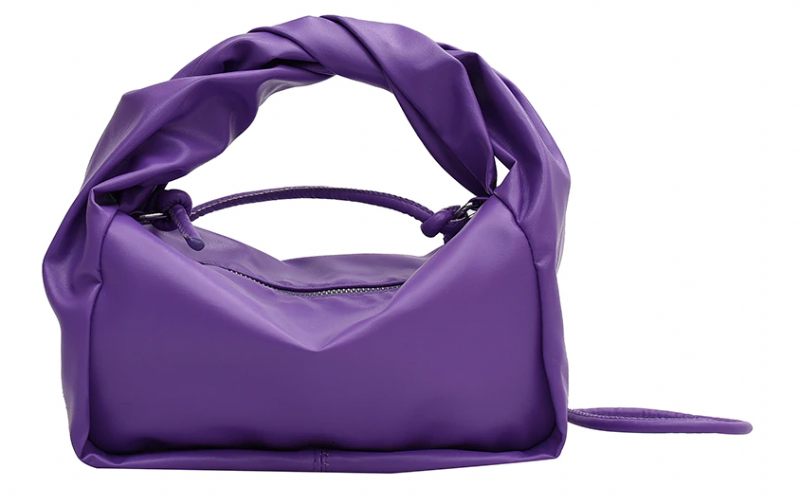 Valdes Small Crossbody-handväska I Läder För Kvinnor - Lila