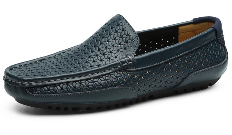 Valeriano Loafers För Män Casual Skor - Blå