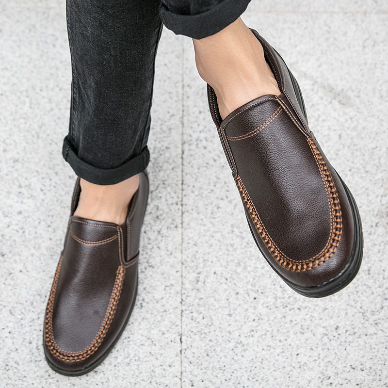 Valle Herr Loafers Klänning Skor - Svart
