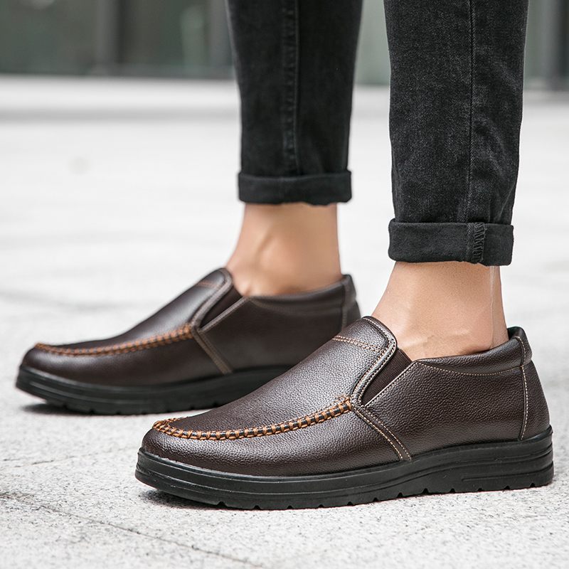 Valle Herr Loafers Klänning Skor - Svart