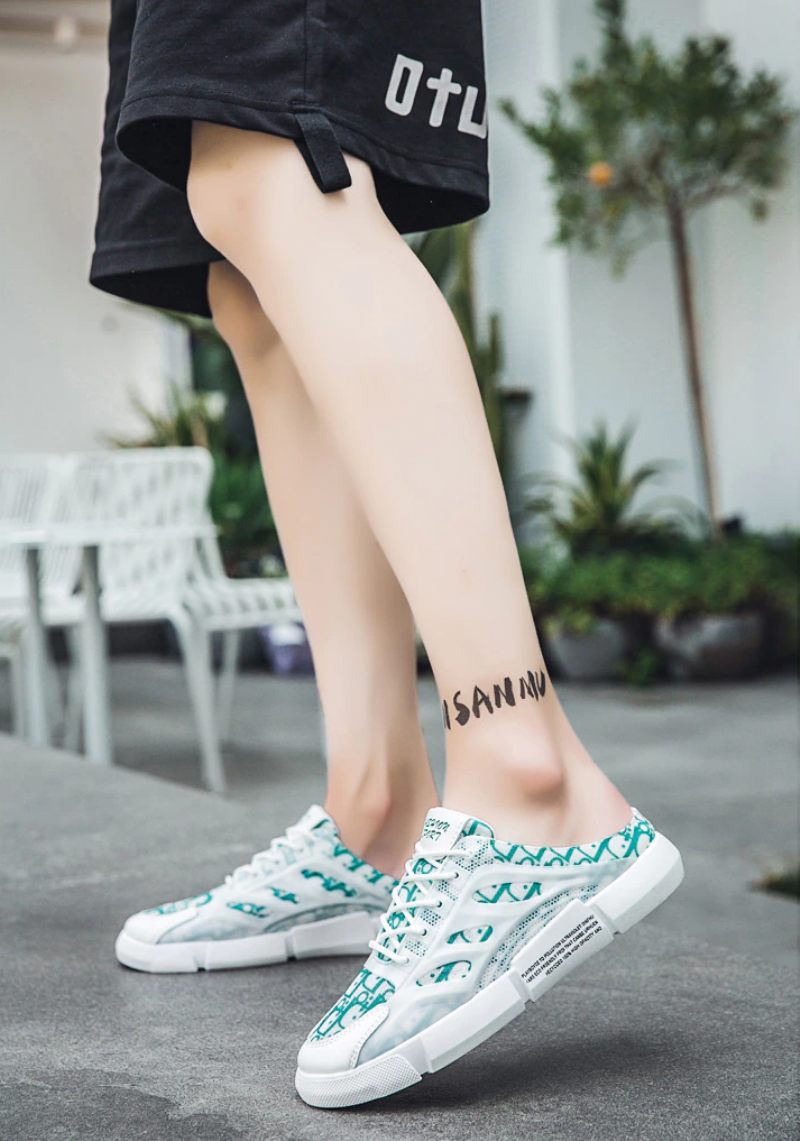 Valles Mules Casual Sneakers För Män - Vit