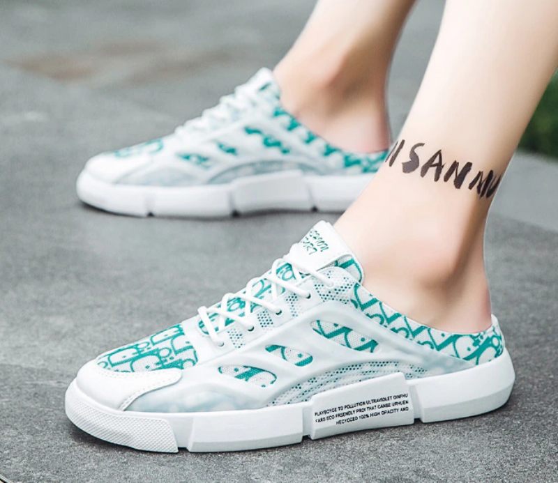 Valles Mules Casual Sneakers För Män - Vit