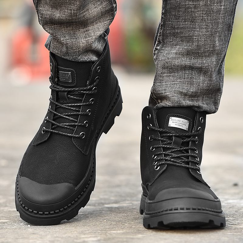 Vally Casual Boots För Män - Svart