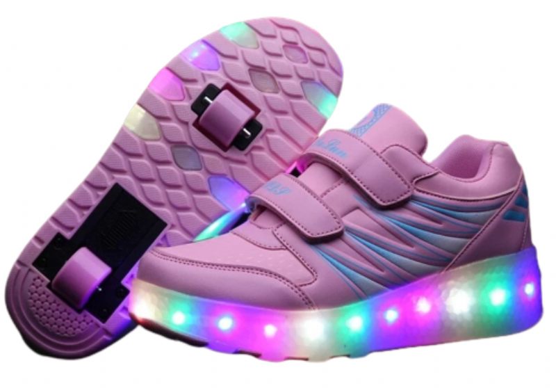Vamchez Unisex Lighted Sneaker För Barn - Rosa