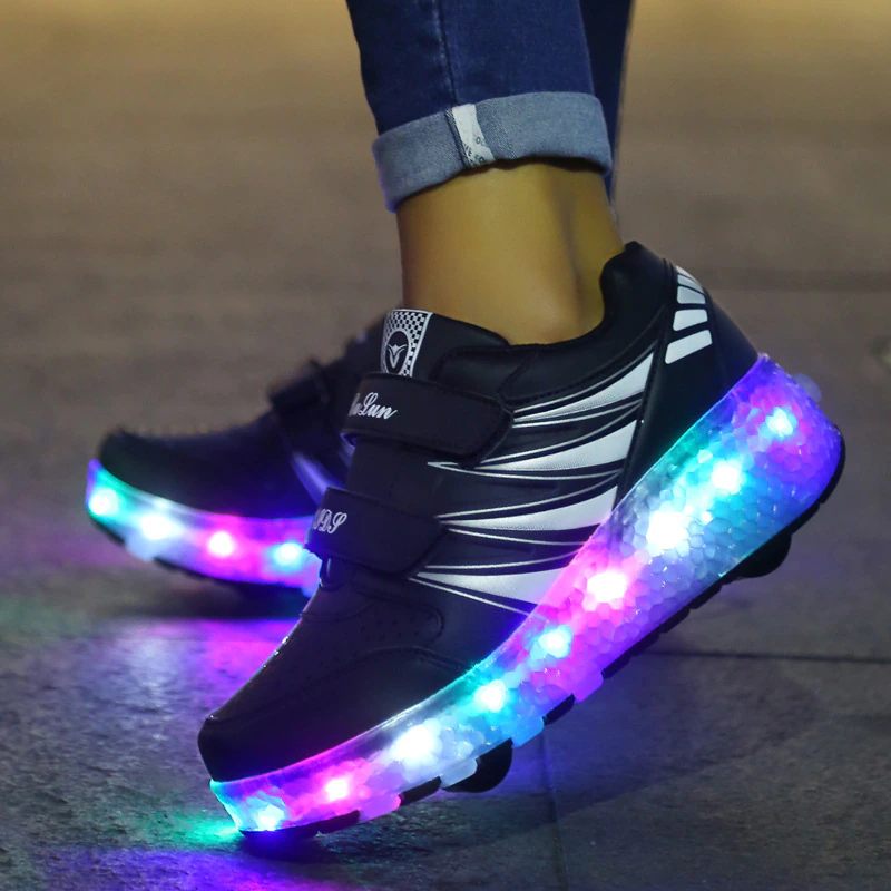 Vamchez Unisex Lighted Sneaker För Barn - Rosa