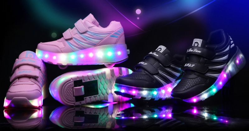 Vamchez Unisex Lighted Sneaker För Barn - Rosa