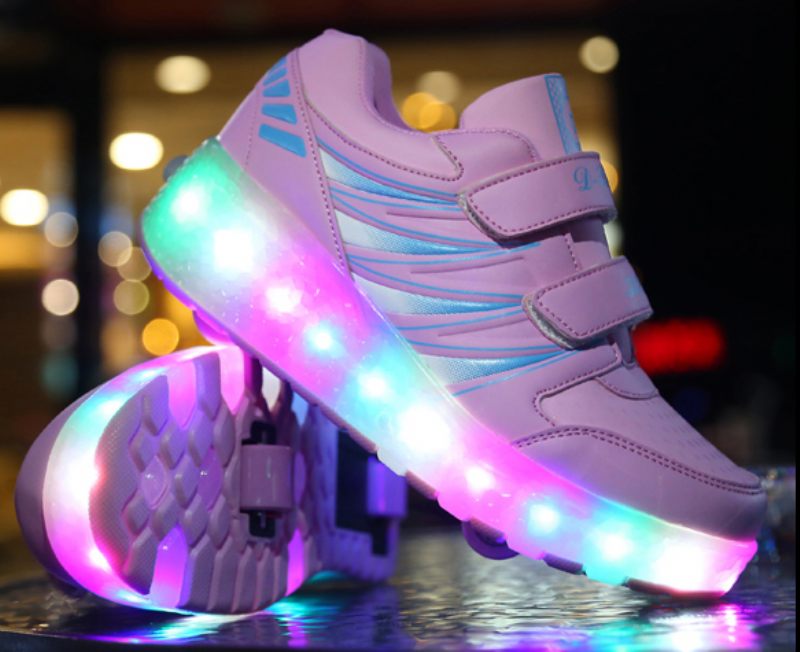Vamchez Unisex Lighted Sneaker För Barn - Rosa