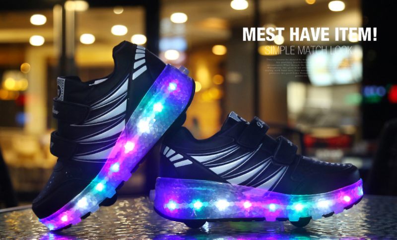 Vamchez Unisex Lighted Sneaker För Barn - Rosa