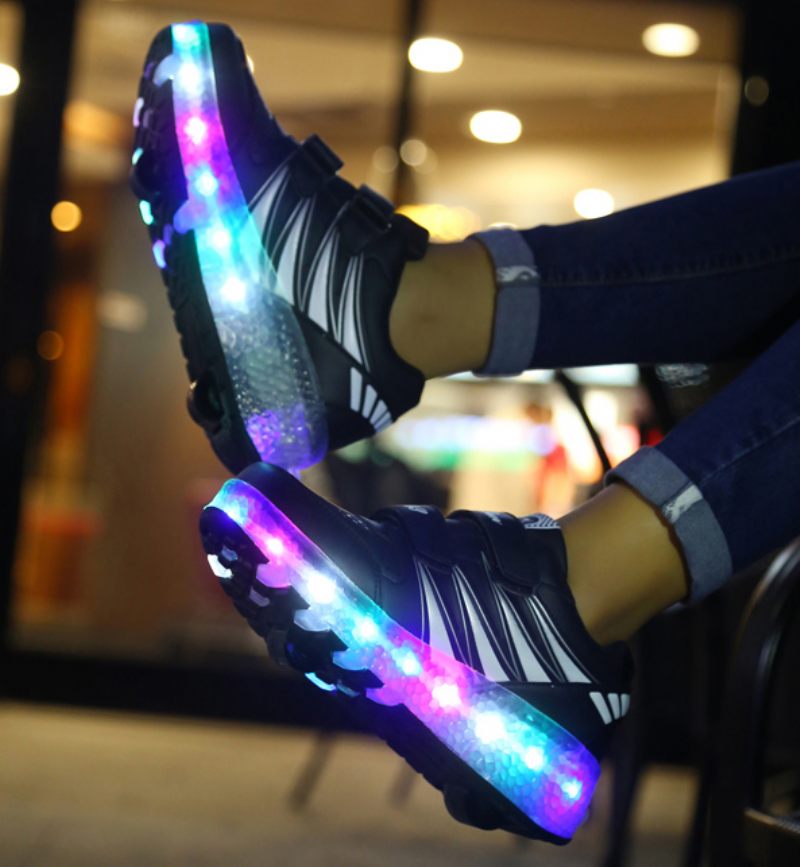 Vamchez Unisex Lighted Sneaker För Barn - Rosa