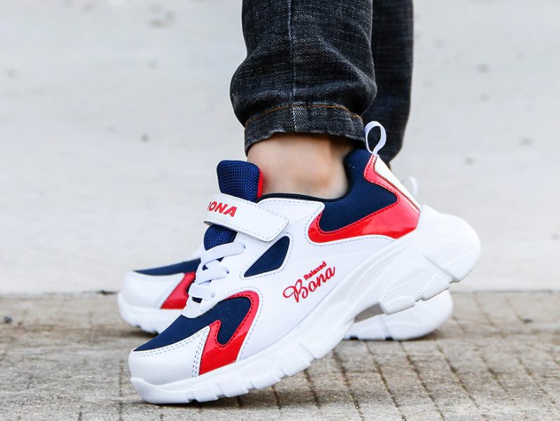 Velez Unisex Löparskor För Barn - Marinblå