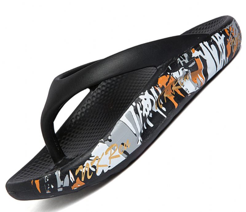 Vendy Casual Flip Flops För Män - Svart