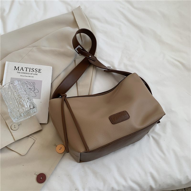 Vennus Crossbody-handväska I Läderdesign För Kvinnor - Svart
